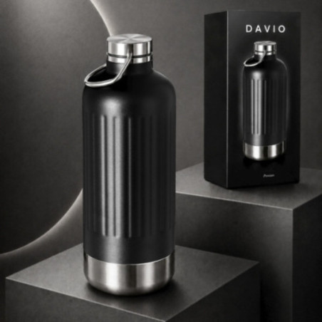 Gourde isotherme en acier recyclé Davio 800 ml 