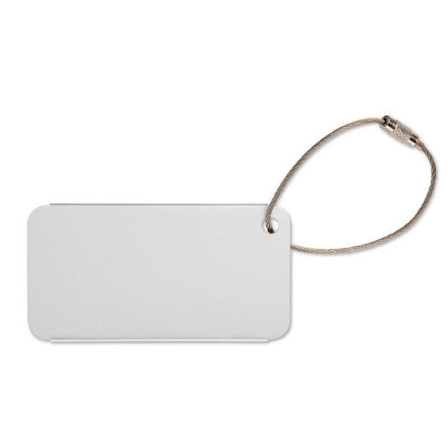 Etiquette de Bagage Personnalisée Aluminium 