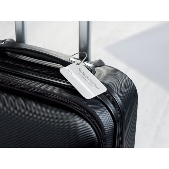 Etiquette de Bagage Personnalisée Aluminium 