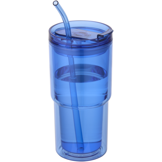 Gobelet avec paille personnalisé Archer 480 ml 