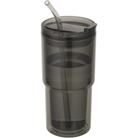 Gobelet avec paille personnalisé Archer 480 ml 