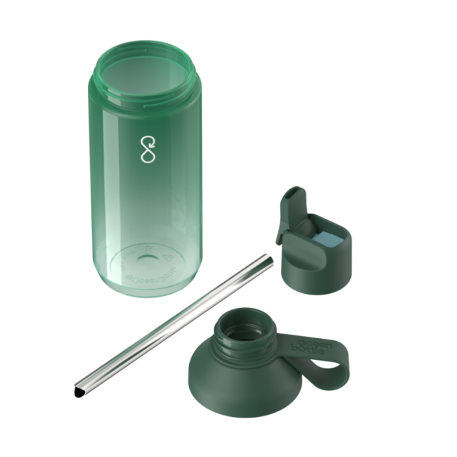 Gourde personnalisée Ocean Bottle GO Clear 710 ml 