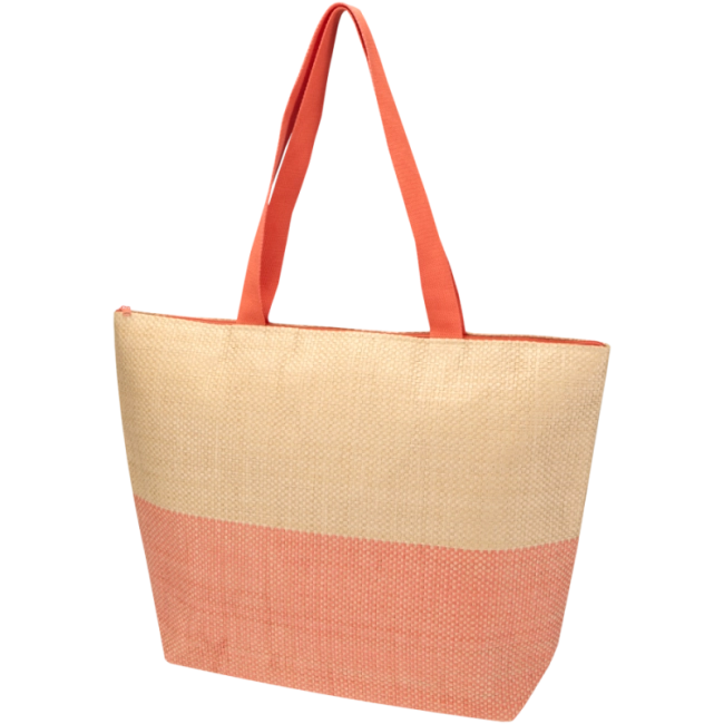 Sac cabas personnalisé en papier paille Rhythm 