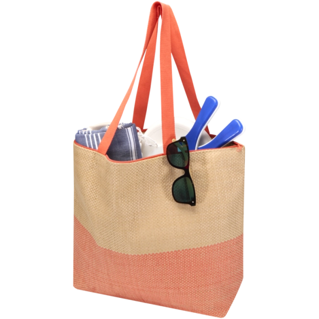 Sac cabas personnalisé en papier paille Rhythm 