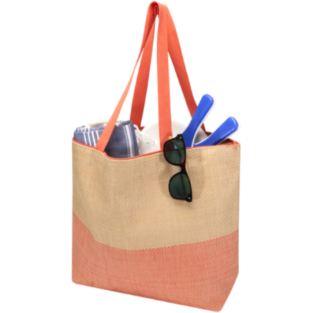 Sac cabas personnalisé en papier paille Rhythm 