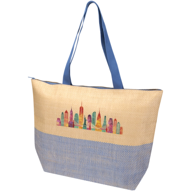 Sac cabas personnalisé en papier paille Rhythm 