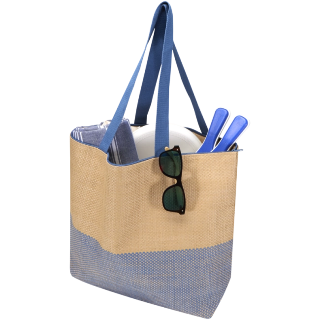 Sac cabas personnalisé en papier paille Rhythm 