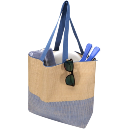 Sac cabas personnalisé en papier paille Rhythm 
