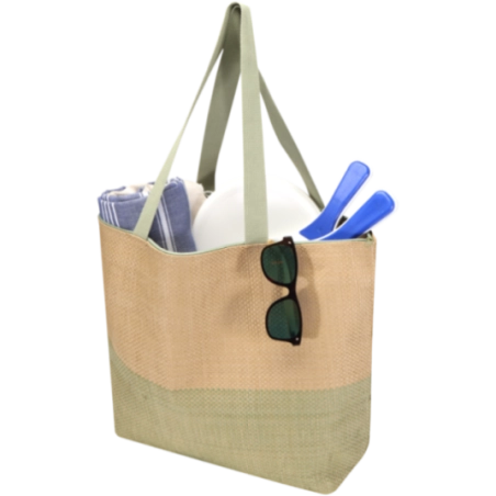 Sac cabas personnalisé en papier paille Rhythm 