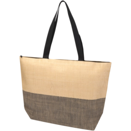 Sac cabas personnalisé en papier paille Rhythm 