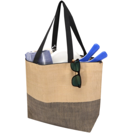 Sac cabas personnalisé en papier paille Rhythm 