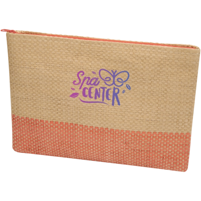 Trousse de toilette en papier paille Rhythm 