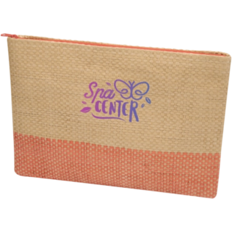 Trousse de toilette en papier paille Rhythm 