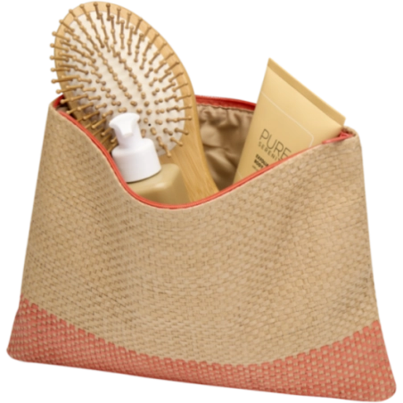 Trousse de toilette en papier paille Rhythm 