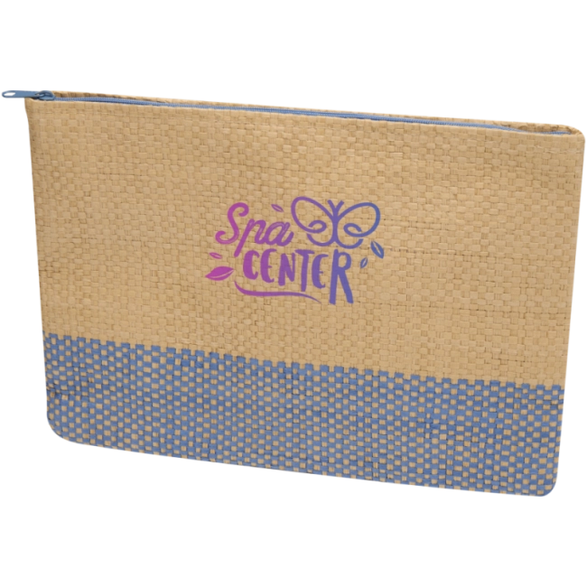 Trousse de toilette en papier paille Rhythm 