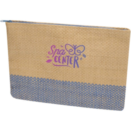 Trousse de toilette en papier paille Rhythm 