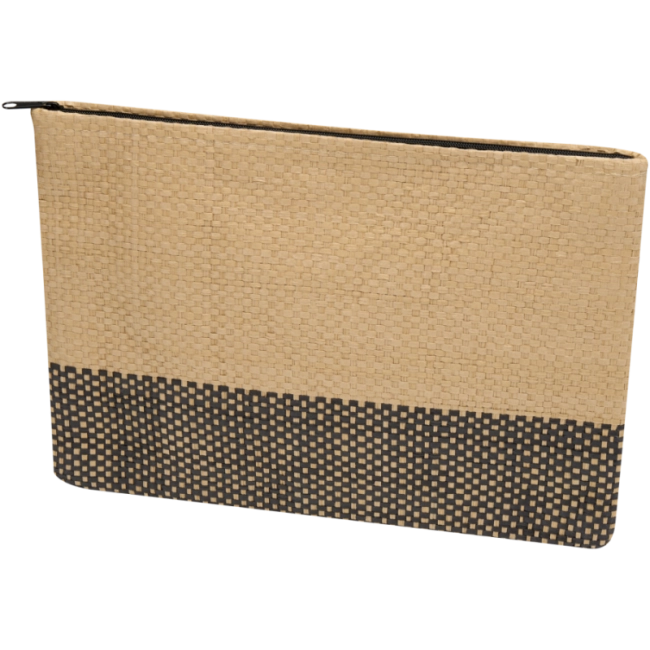 Trousse de toilette en papier paille Rhythm 