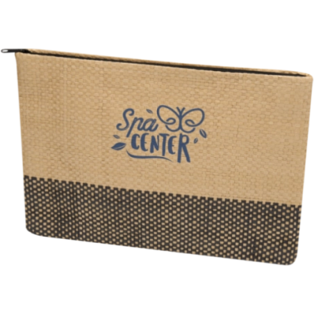 Trousse de toilette en papier paille Rhythm 