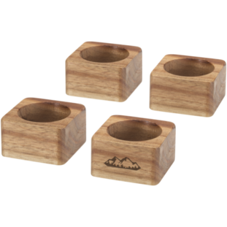 Ronds de serviette en bois d'acacia Napora 