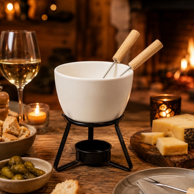 Petit service à fondue personnalisé Kase 