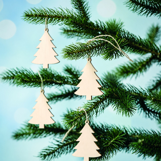 Sapin en bois décoratif personnalisable 