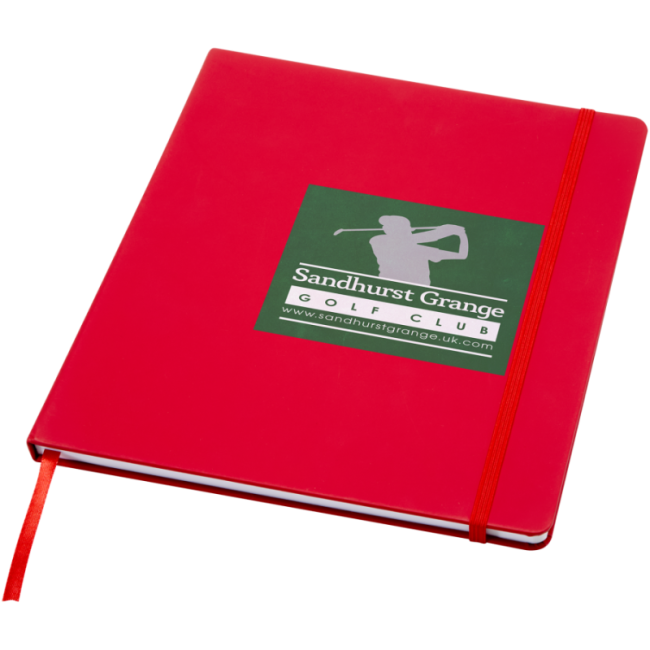 Carnet A4 publicitaire à couverture rigide Spectrum 
