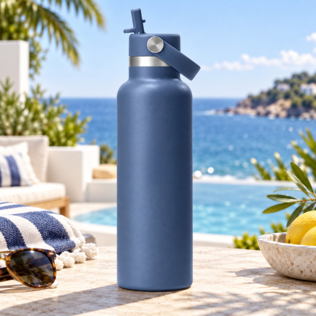 Gourde isotherme avec bouchon à paille Hydro Flask 621 ml 