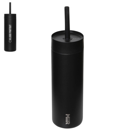 Gourde avec paille MiiR® Sipper de 473 ml 