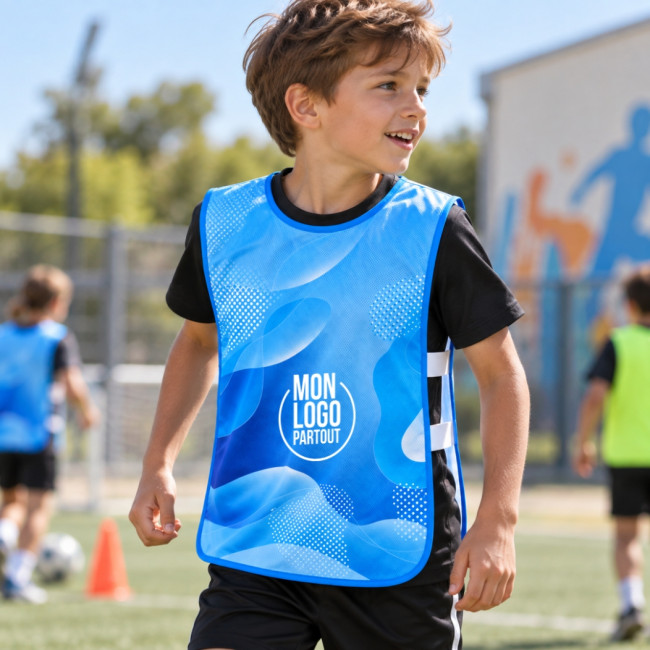 Dossard personnalisé enfant full quadri 
