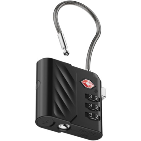 Cadenas à combinaison avec traceur Xtorm Lock Tag TSA 