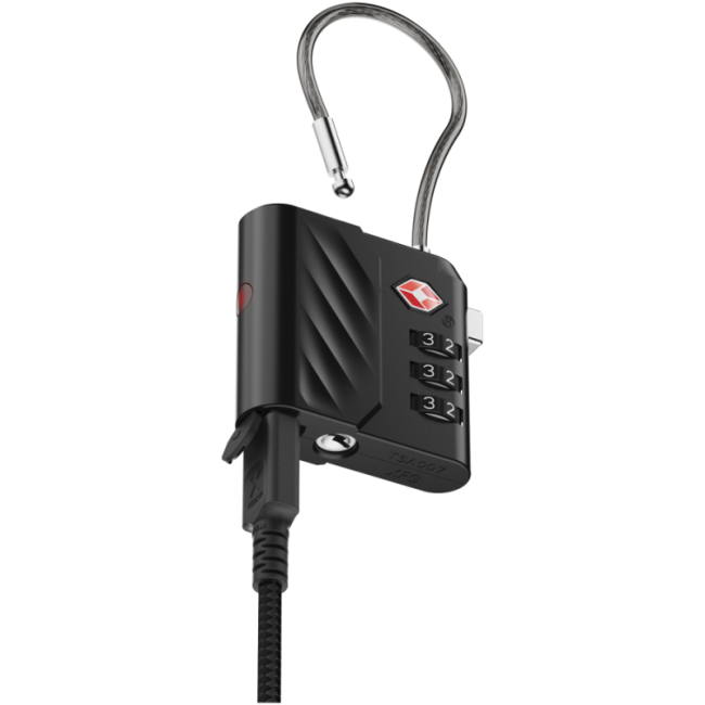 Cadenas à combinaison avec traceur Xtorm Lock Tag TSA 