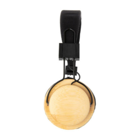 Casque audio personnalisé en bambou 