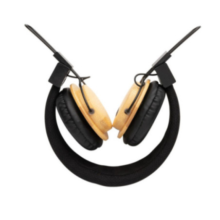 Casque audio personnalisé en bambou 