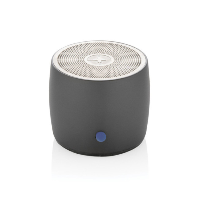 Enceinte personnalisable 3W aluminium recyclé RCS Swiss peak 