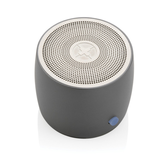 Enceinte personnalisable 3W aluminium recyclé RCS Swiss peak 