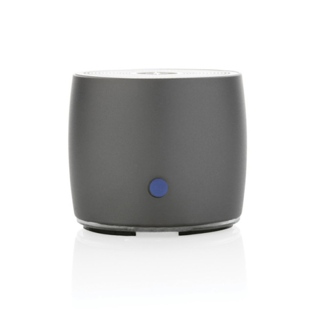 Enceinte personnalisable 3W aluminium recyclé RCS Swiss peak 