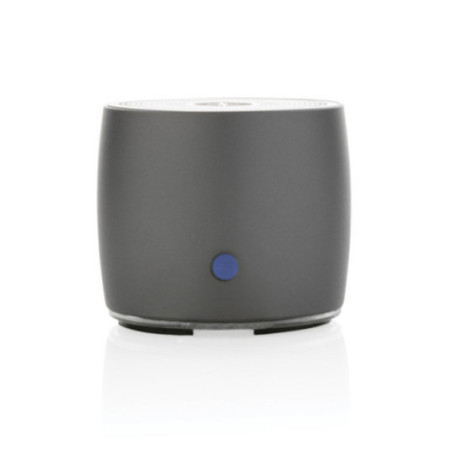 Enceinte personnalisable 3W aluminium recyclé RCS Swiss peak 