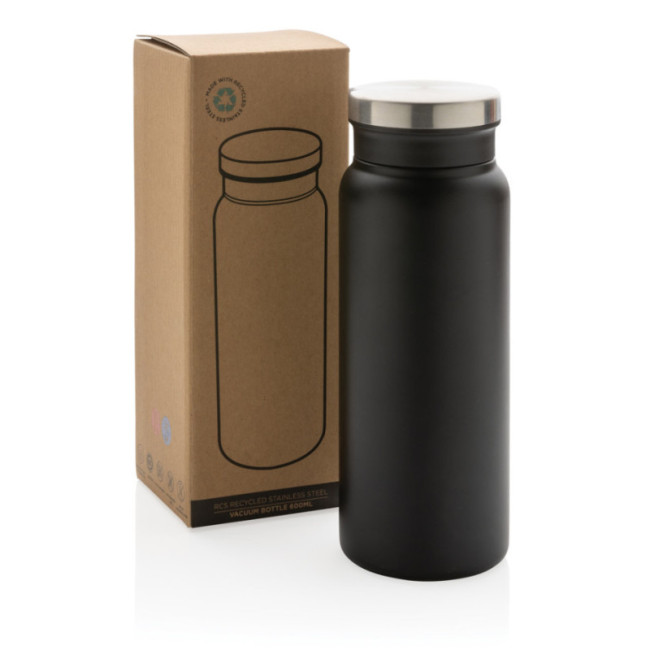 Bouteille isotherme personnalisable inox recyclé RCS 600ml 