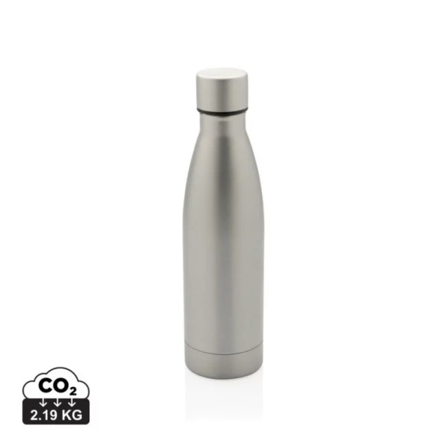 Bouteille isotherme personnalisée en acier recyclé 500ml 