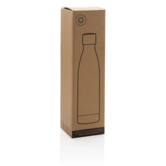 Bouteille isotherme personnalisée en acier recyclé 500ml 