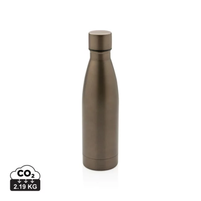 Bouteille isotherme personnalisée en acier recyclé 500ml 