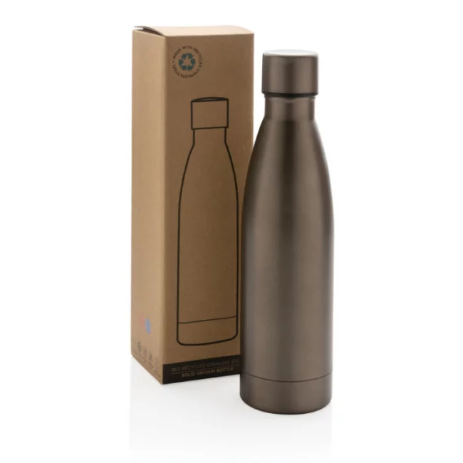 Bouteille isotherme personnalisée en acier recyclé 500ml 