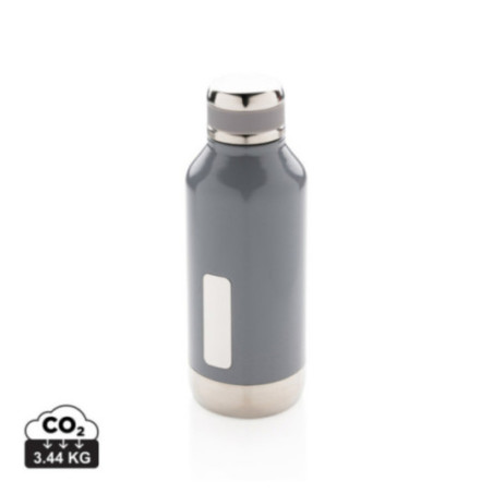 Bouteille isotherme personnalisée étanche avec plaque 500ml 