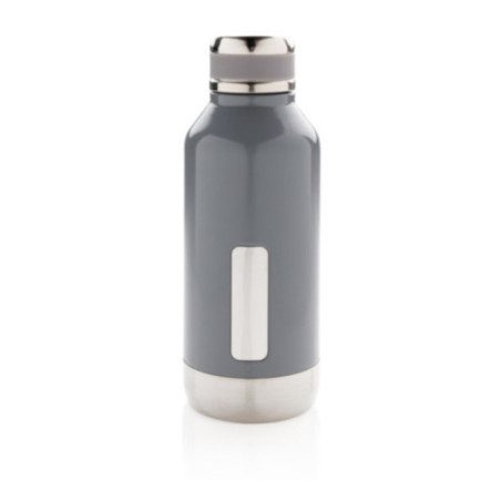 Bouteille isotherme personnalisée étanche avec plaque 500ml 