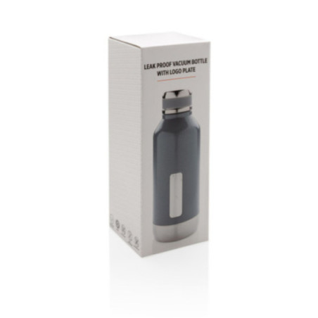 Bouteille isotherme personnalisée étanche avec plaque 500ml 