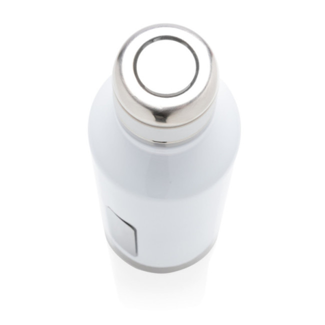 Bouteille isotherme personnalisée étanche avec plaque 500ml 
