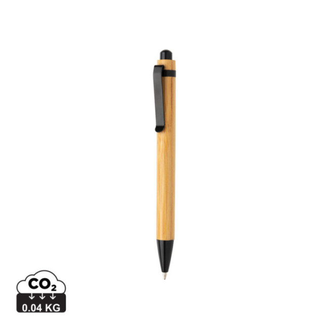 Stylo personnalisé en bambou Bamboe 