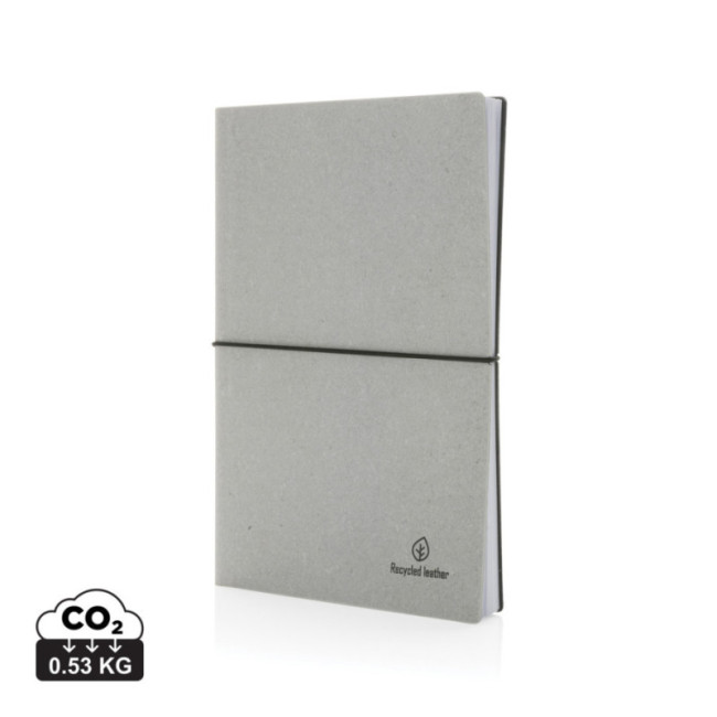 Carnet de notes personnalisé A5 en cuir recyclé 