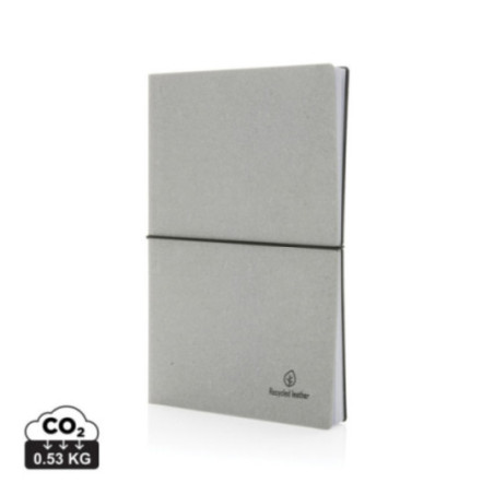 Carnet de notes personnalisé A5 en cuir recyclé 