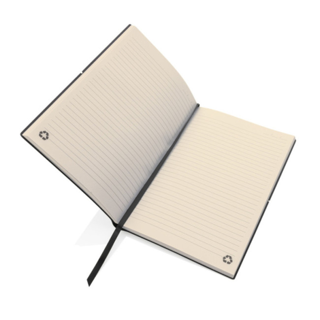 Carnet de notes personnalisé A5 en cuir recyclé 
